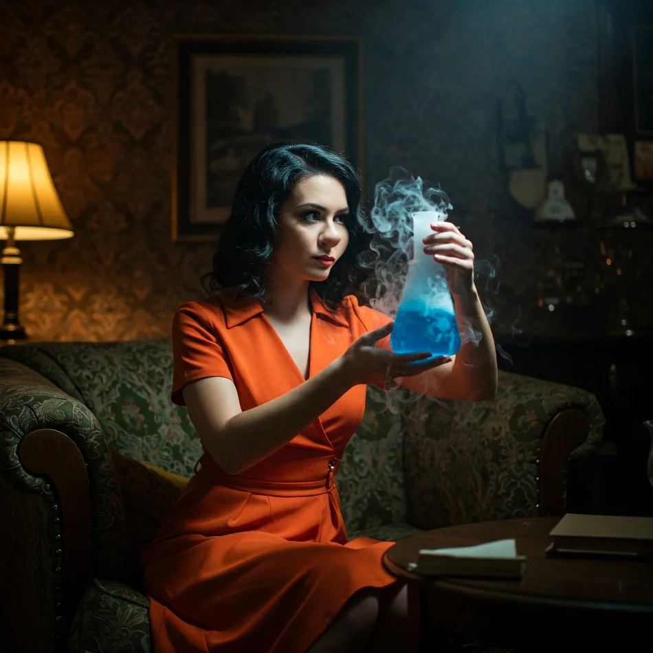 Is She the Murderess? Is she the Murderess or Just a Gifted Chemist